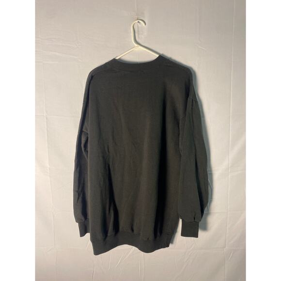 Vintage St. Thomas Black Crewneck Sweatshirt Pullover Women's Size XL - Picture 2 of 2